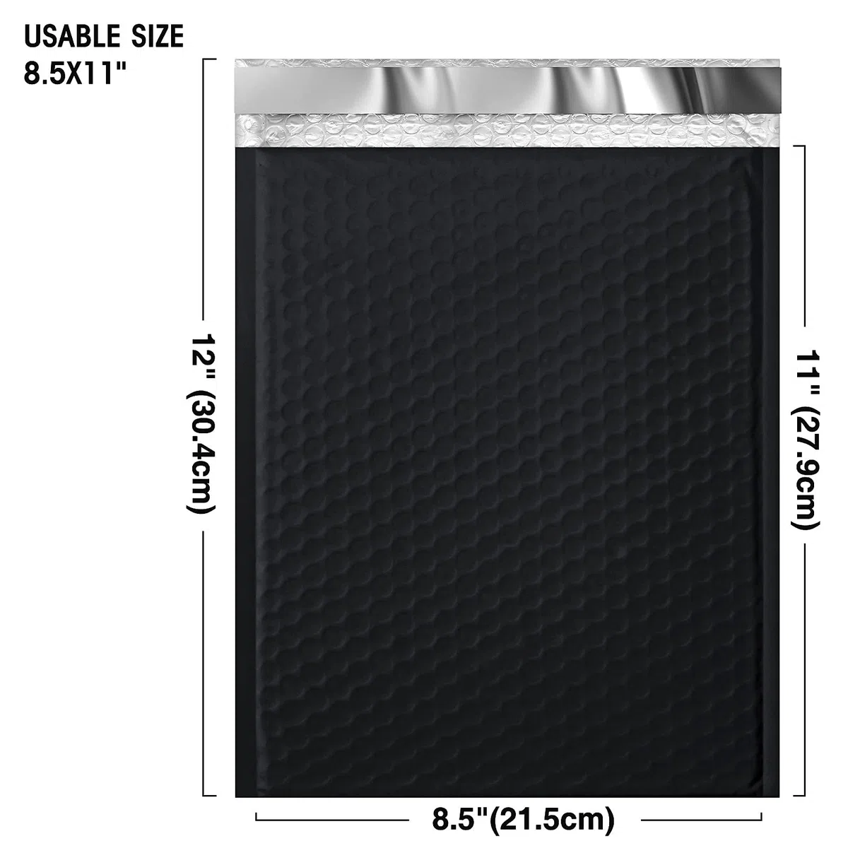 Switory 21,6x28 cm;25 paquets d’ enveloppes à bulles pour CD & Bijoux & Cosmétique, enveloppes rembourrées auto-scellantes et doublées à bulles au Noir forêt