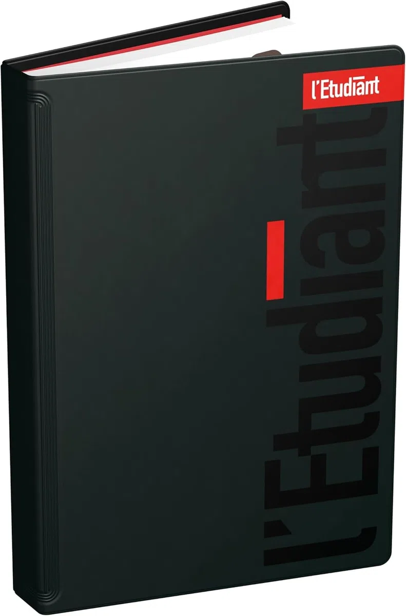 Hamelin - 1 Agenda Journalier L'ETUDIANT Spécial Terminal & BAC - Août 2026 à Août 2027 - Format 12 x 17 cm - Couverture Noire en PVC