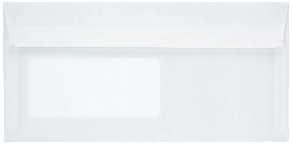 Elco 60296 Enveloppe avec fenêtre Format DL Blanc - Lot de 500