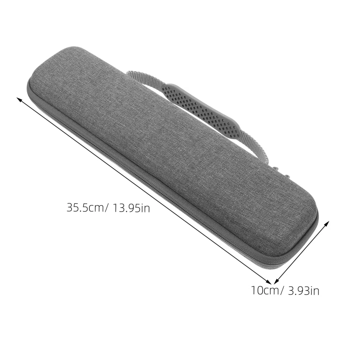 Étui de Transport Rigide pour Voyage et Usage Domestique Design Simple et Élégant avec Fermeture Éclair en Lin Protection Sécurisée pour Imprimante Portable