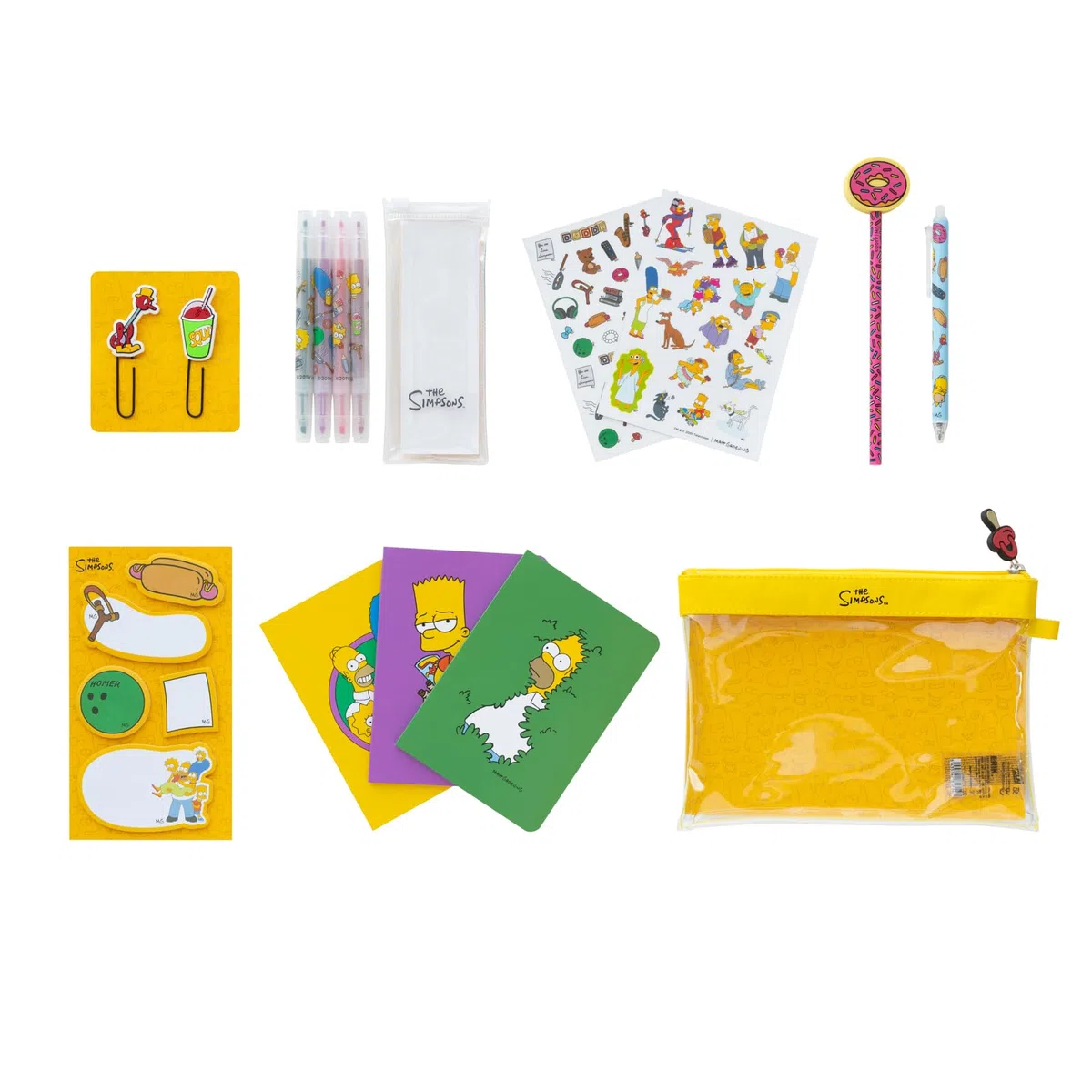 Grupo Erik SET DE PAPELERIA THE SIMPSONS