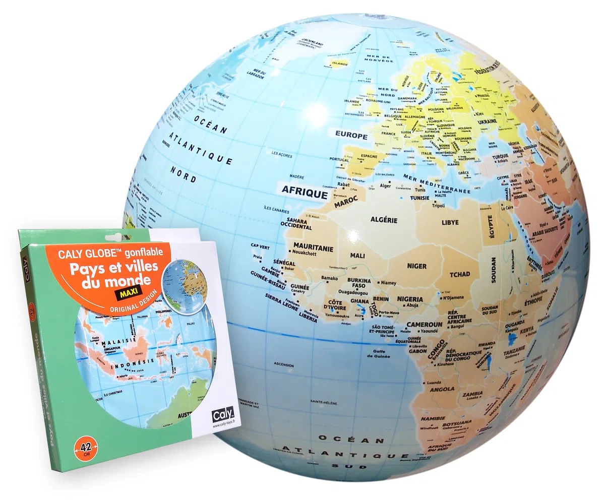 Caly globe MAXI (Pays et Villes du Monde, Français)