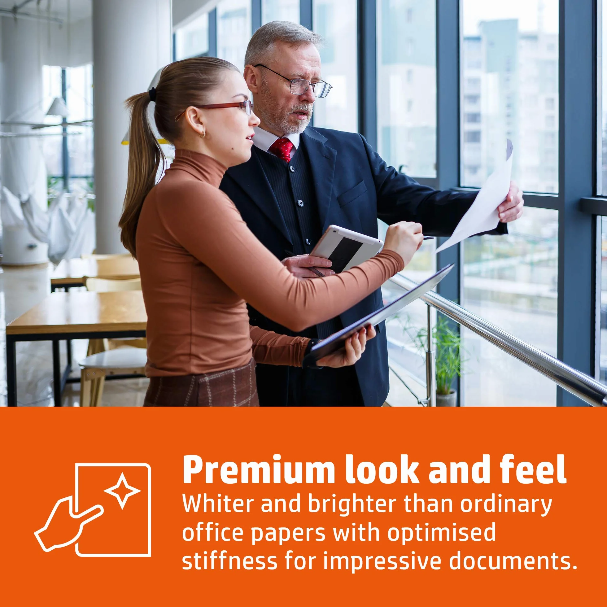 HP Premium Papier d'Imprimerie CHP 853 : 90g, A4, 250 Feuilles, Extra Lisse, Blanc