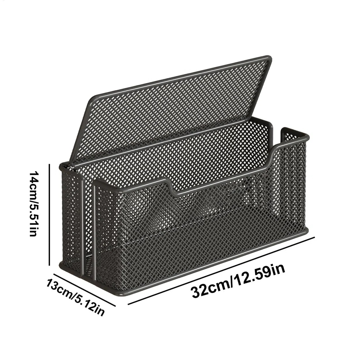 Boîte anti-cernes de fil, panier de câble de table, rangement des rallonges, facile à utiliser, peut être utilisé longtemps, pas facile à casser, 32 cm pour la maison