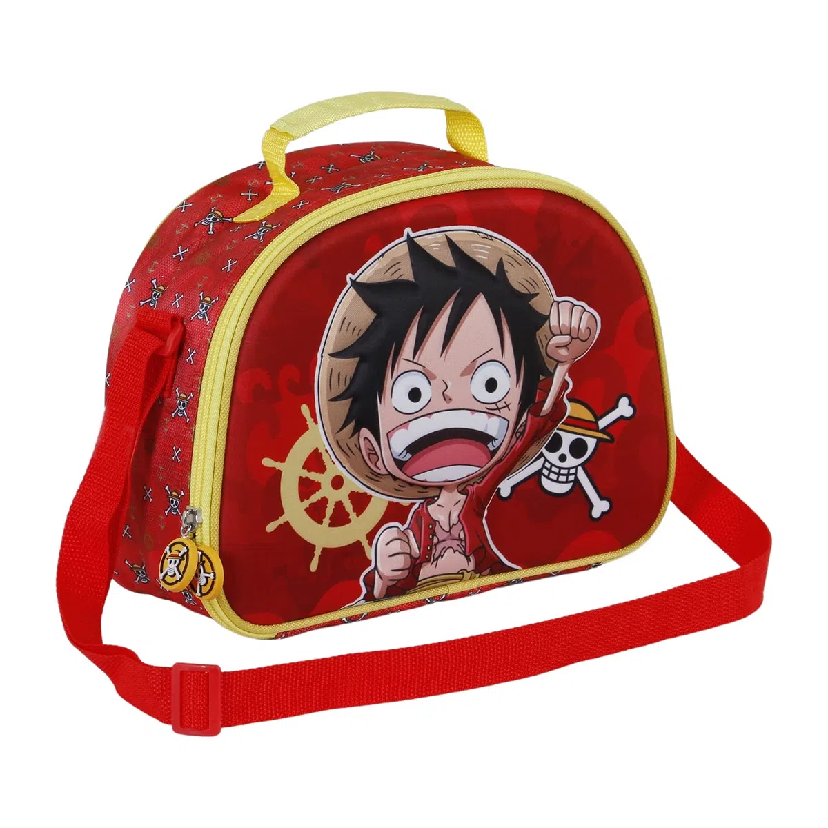 One Piece Luffy-Sac à Goûter 3D, Rouge
