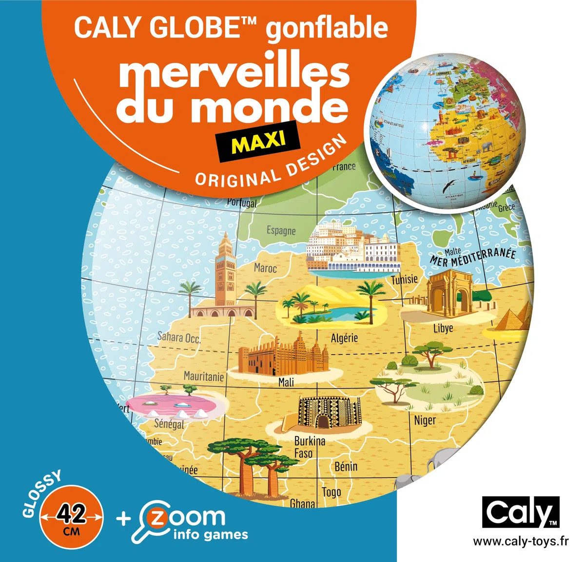 Caly globe MAXI (Merveilles, Français)