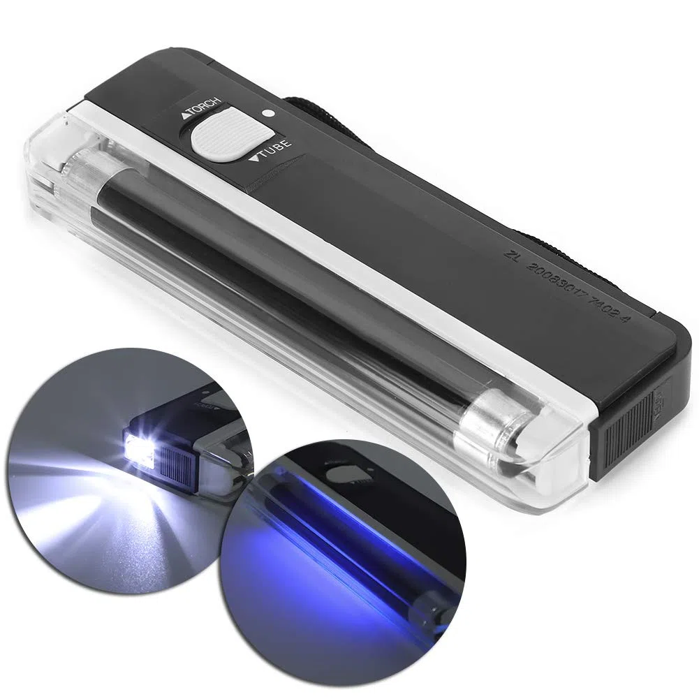 Détecteur de faux billets portable - Détecteur UV pour vérifier les faux billets - Détecteur UV portable