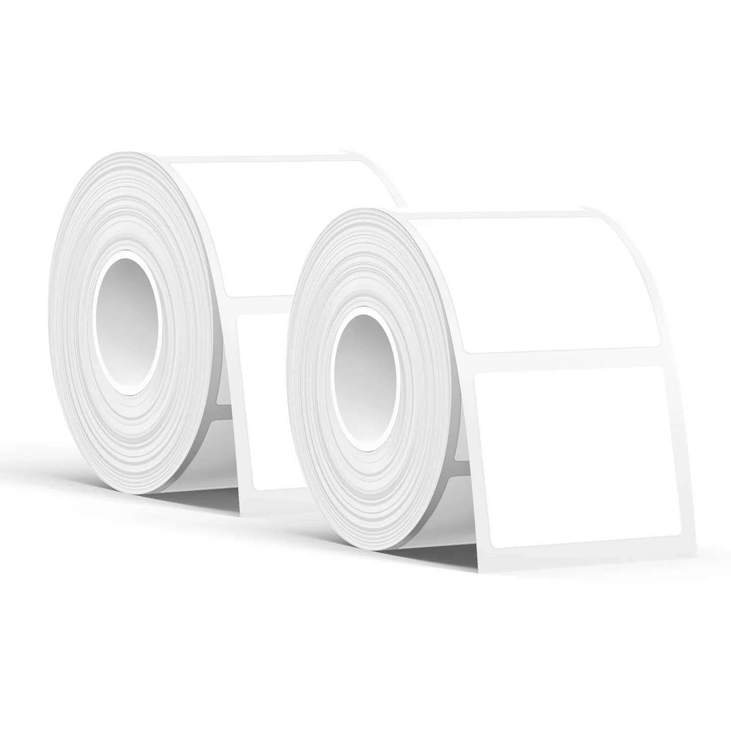 SUPVAN KATASYMBOL T50M Pro 2 Rouleaux d'étiquettes Thermiques Autocollantes Imperméables, 40 mm x 30 mm, 2 Rouleaux, 250 Pièces/Rouleau, Noir sur Blanc