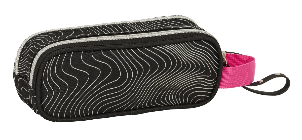 K-Pop Demon Hunters - Energy - Trousse Double pour Enfant, idéale pour Les Enfants d'âge Scolaire, Confortable et Polyvalente, résistance, 21 x 6 x 8 cm