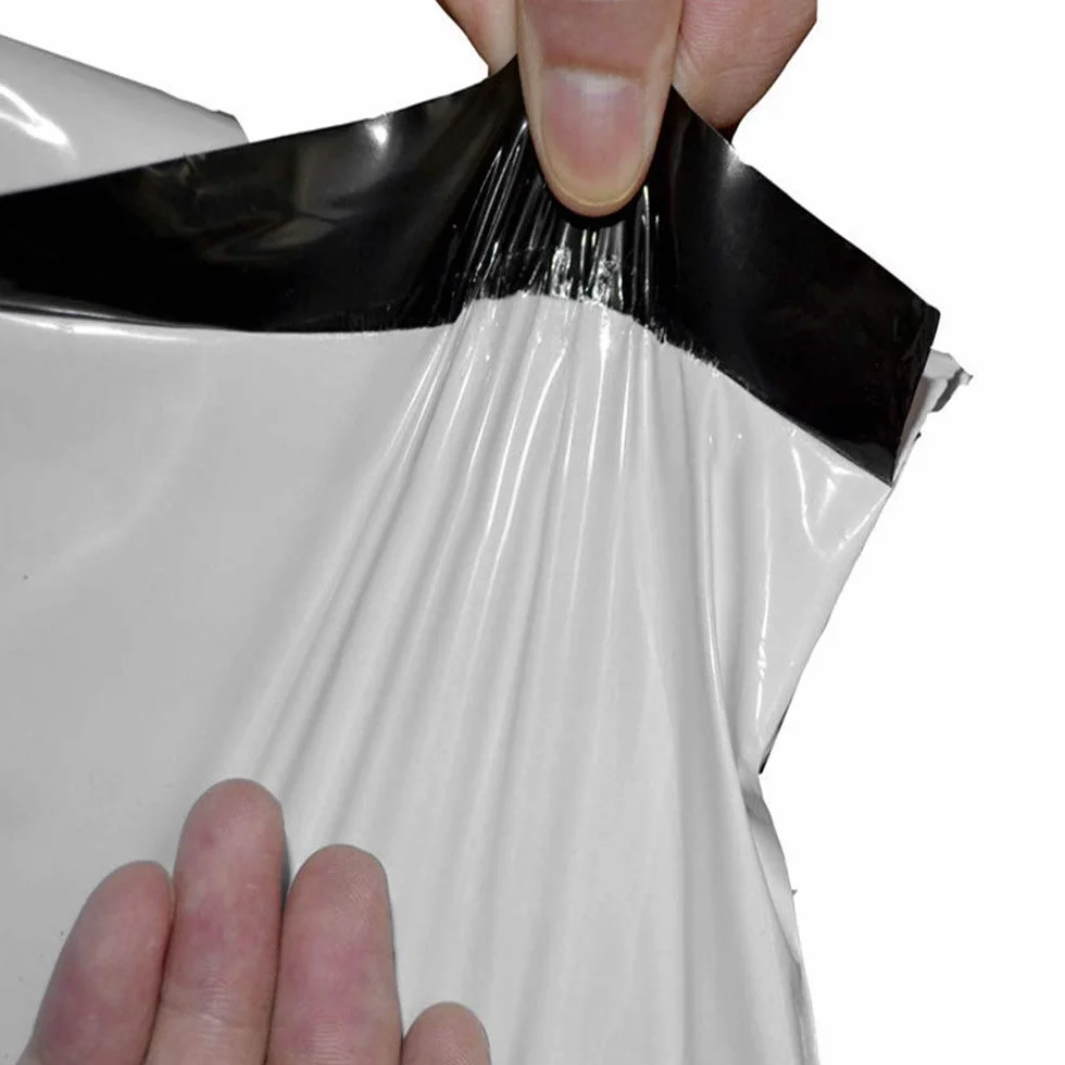 Enveloppe Plastique Expedition, Enveloppe d'expédition en plastique Lot de 100 Sacs d'expédition en Plastique, Sacs emballage de colis auto-adhésifs, (254mm x 330mm / 10'' x 13'')