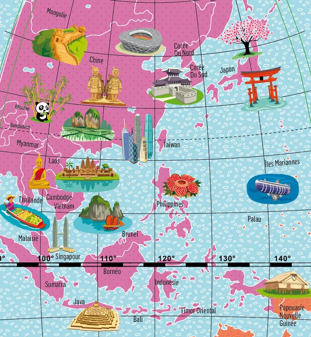 Caly globe MAXI (Merveilles, Français)