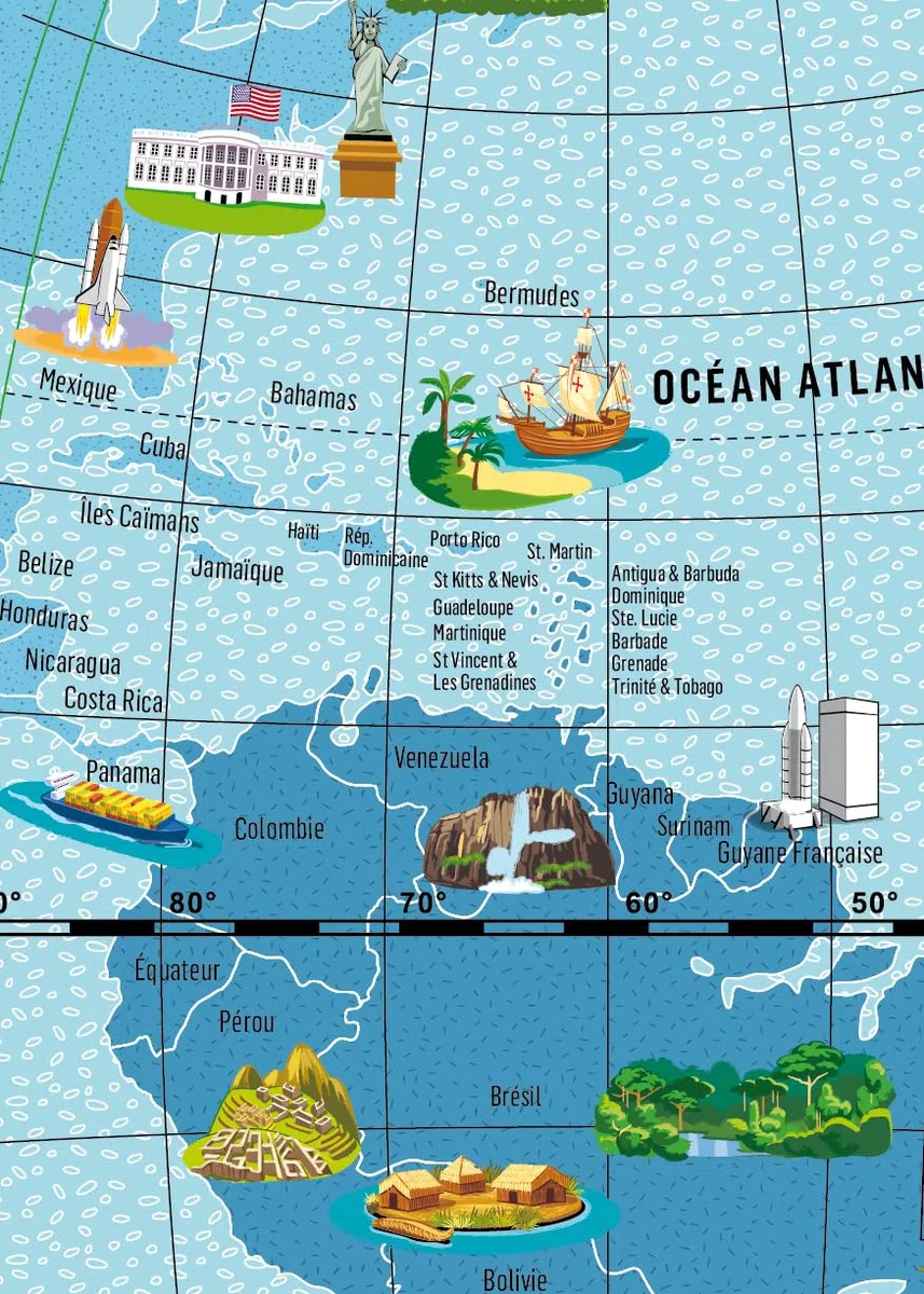 Caly globe MAXI (Merveilles, Français)