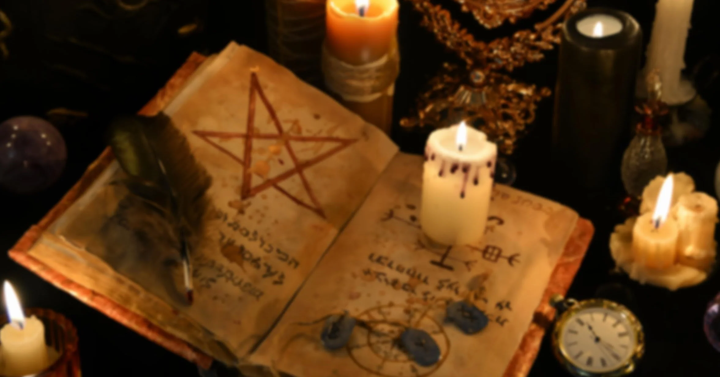 Journal lunaire vintage relié en cuir, grimoire des ombres, carnet d'écriture, pages anciennes non lignées