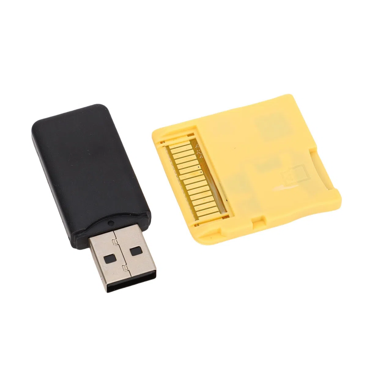 Carte Flash pour 2DS 3DS Console de Jeu ASIC Chip Video Game Game Flash Memory Carte avec Lecteur de Carte, Prise en Charge Plus Rapide et Stable Cartes MÉMOILES (Gold)