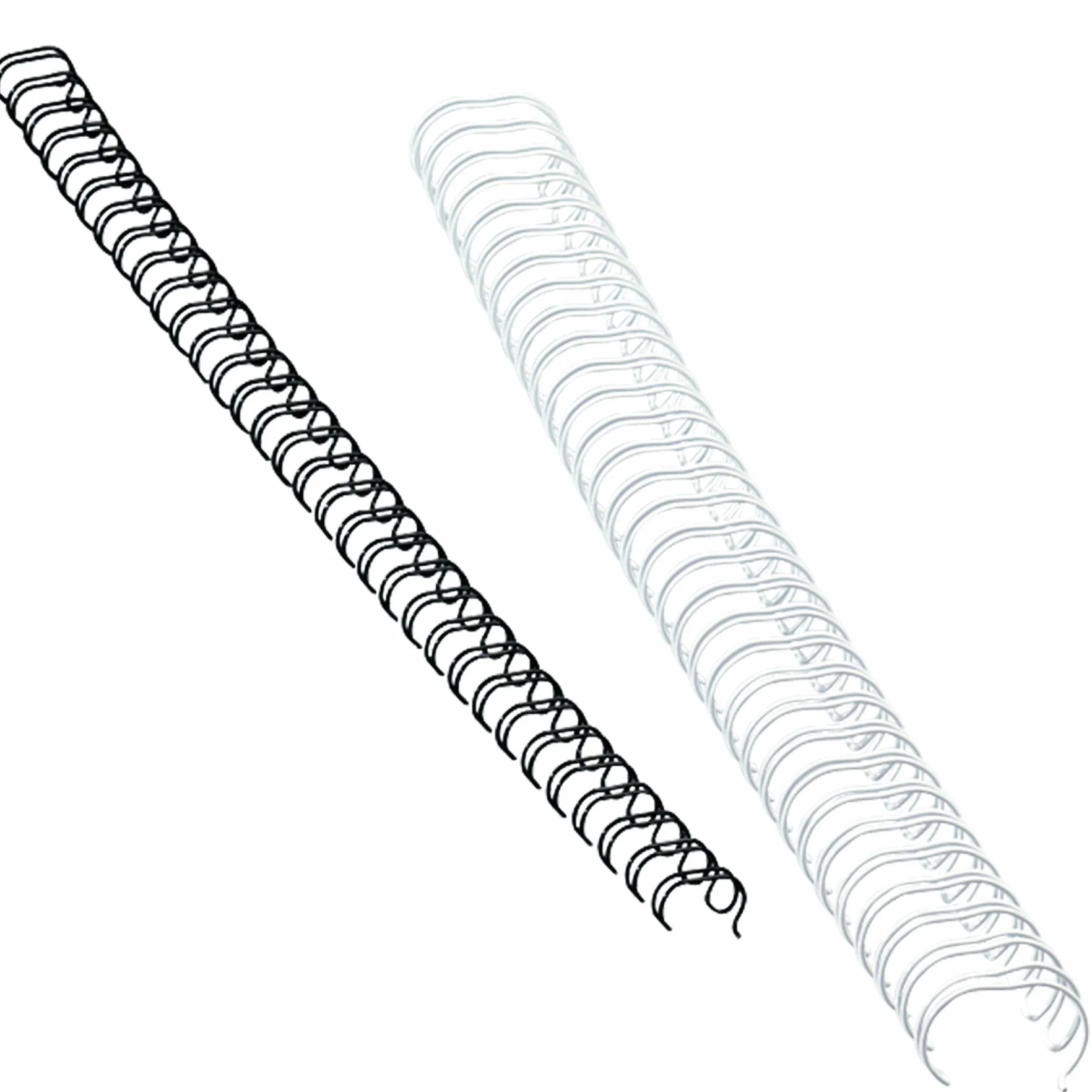 FELLOWES Boîte de 100 peignes anneaux métal 34 boucles 8 mm blanc