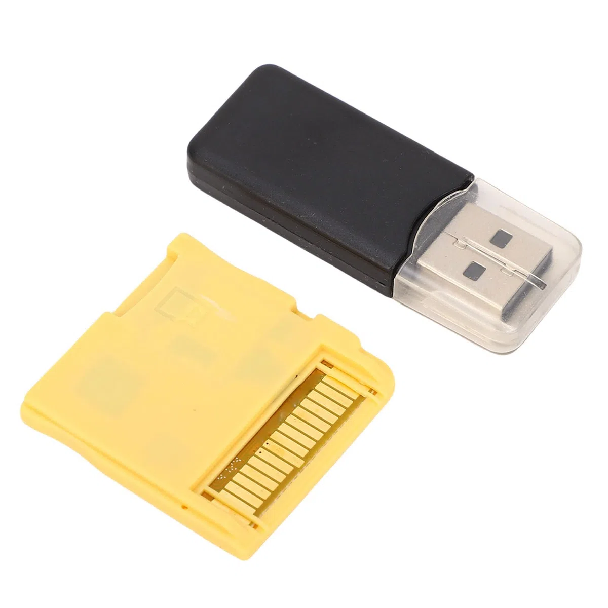 Carte Flash pour 2DS 3DS Console de Jeu ASIC Chip Video Game Game Flash Memory Carte avec Lecteur de Carte, Prise en Charge Plus Rapide et Stable Cartes MÉMOILES (Gold)
