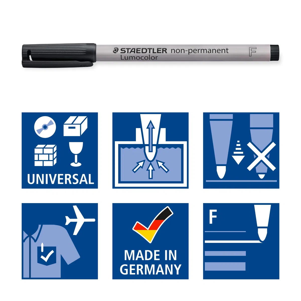 Staedtler Lumocolor 316 - Feutre Non-Permanent Pointe Fine 0,6 Mm Vert