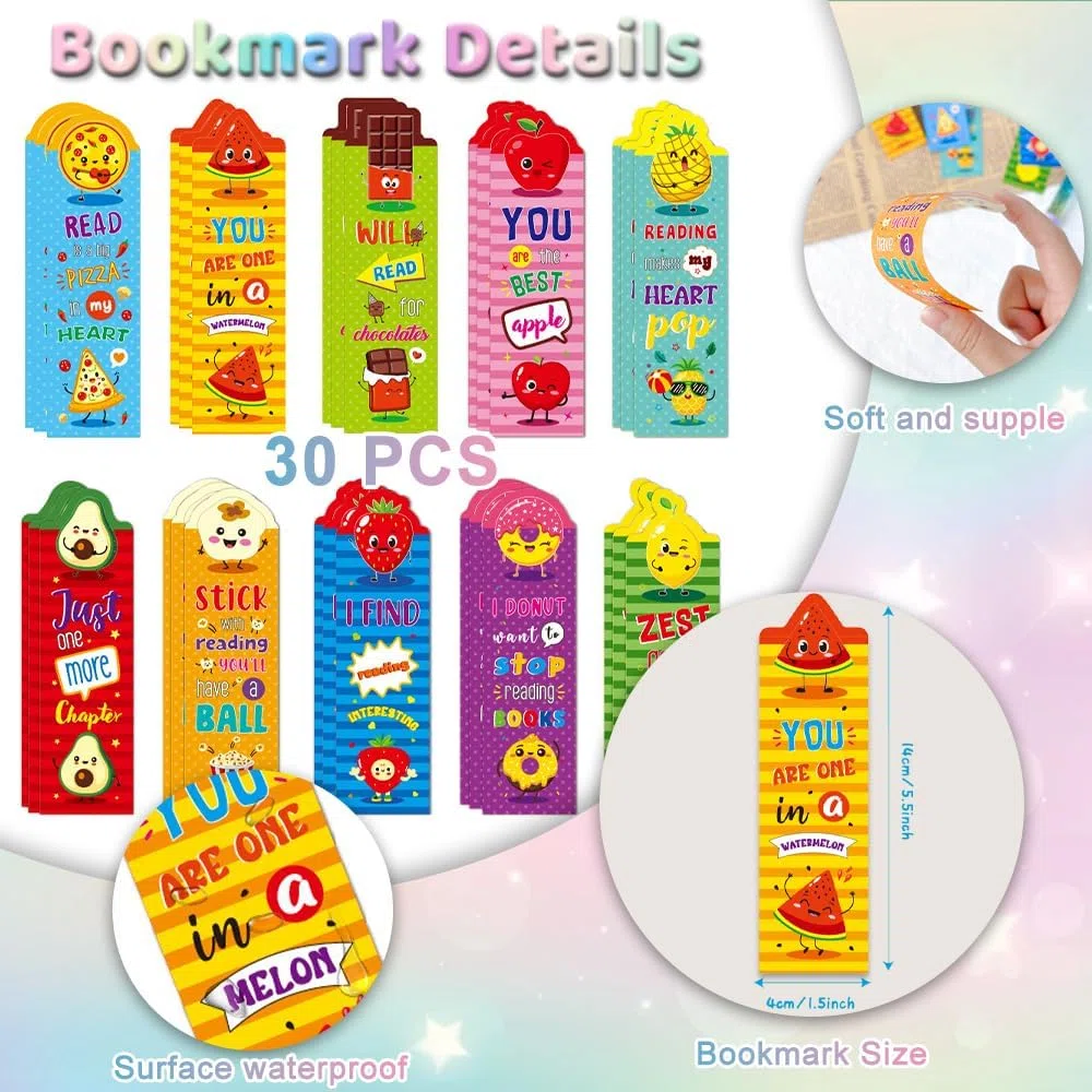 92 crayons parfumés avec des surcharges de crayons et des signets parfumés pour les enfants, les étudiants et les fournitures scolaires comprenant 30 (92 pcs fruit sn