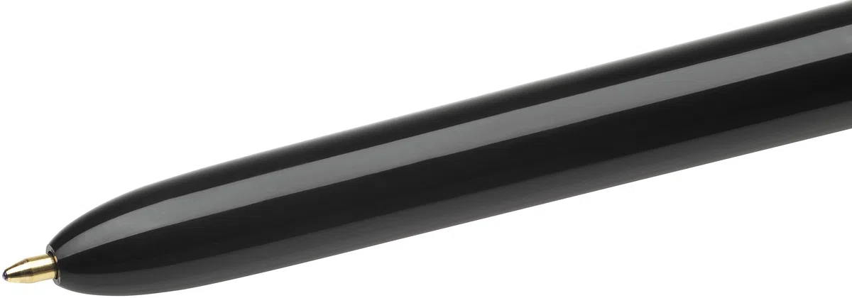 BIC 4 Couleurs Pro Stylos-Bille Rétractables (Pointe Moyenne (1 mm) / Parfait pour l'Ecole et au Bureau) - Couleurs Assorties, Boîte de 12