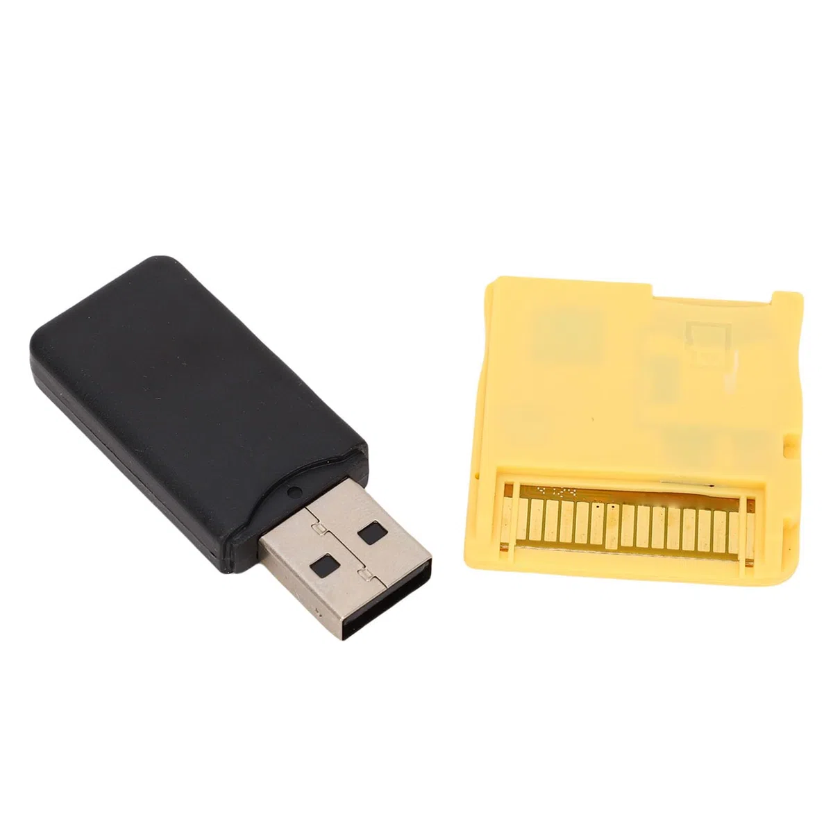 Carte Flash pour 2DS 3DS Console de Jeu ASIC Chip Video Game Game Flash Memory Carte avec Lecteur de Carte, Prise en Charge Plus Rapide et Stable Cartes MÉMOILES (Gold)